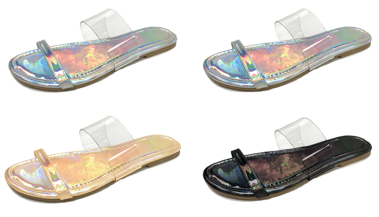 holographic sandals wholesale