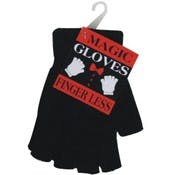 Adult Fingerless Gloves, Black