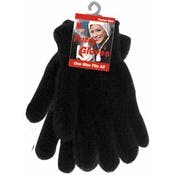Women's Furry Gloves - Black