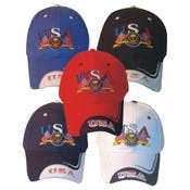 USA Baseball Hats, Assorted