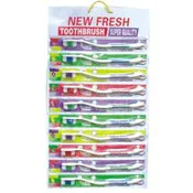 Adult Toothbrushes, Assorted - 7.5"