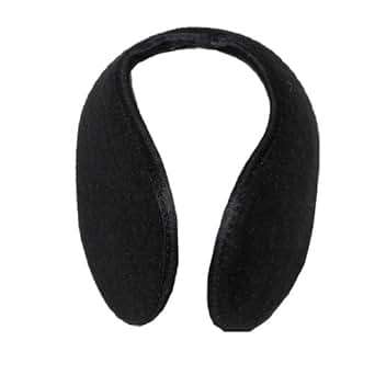 Fleece Earmuffs, Black