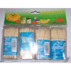 Bamboo Toothpicks, 4 Pack image number null