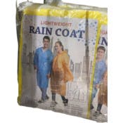 Yellow PEVA Rain Coat