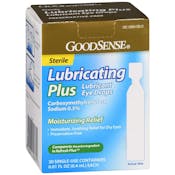 Sterile Lubricant Plus Eye Drops - Preservative Free, Individual Vials