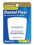 GoodSense Waxed Unflavored Floss - 100 Yards