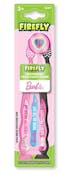 Kid's Barbie Soft Suction Toothbrush with Cap - 3 Ct