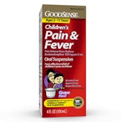Children's Pain Reliever Oral Suspension - Grape, 4 oz