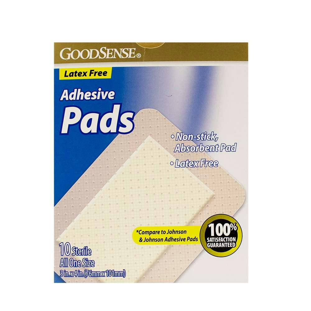 Sterile Adhesive Pads - 10 Pack, 3" x 4"