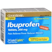 Ibuprofen Caplets - 200mg, Coated