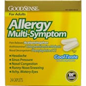 Allergy Multi-Symptom Caplets - Cool Taste, 24 Caplets