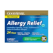 Allergy Relief Loratadine Capsules - 10 Mg, 24 Hour Relief