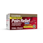Pain Relief Tablets - 500 mg Acetaminophen, 50 Count
