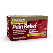 Pain Relief Caplets - 500 mg, Rapid Release, 24 Count