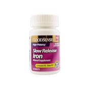 Iron Tablets - Slow Release, 60 Count