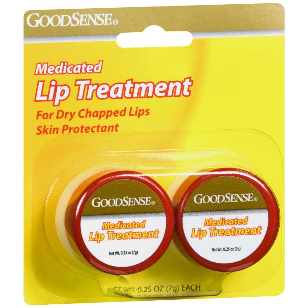 Medicated Lip Treatment, 2 Pack - .25 oz Each