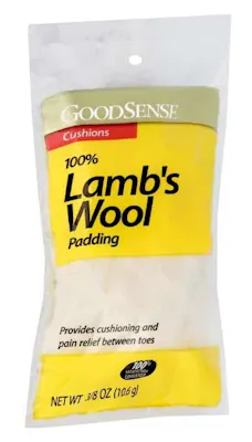 Lamb's Wool Padding for Toes - 3/8 oz