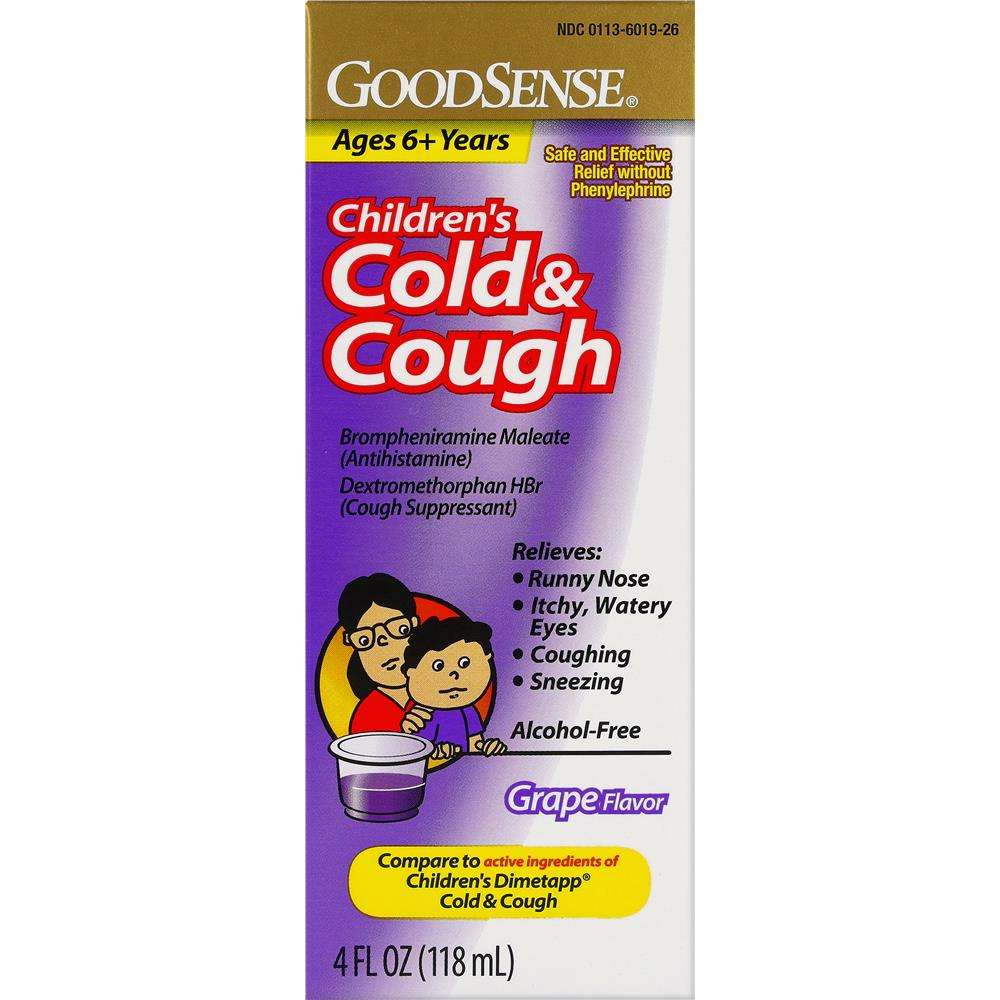 Children's Cold & Cough Medicine - Grape, 4 oz