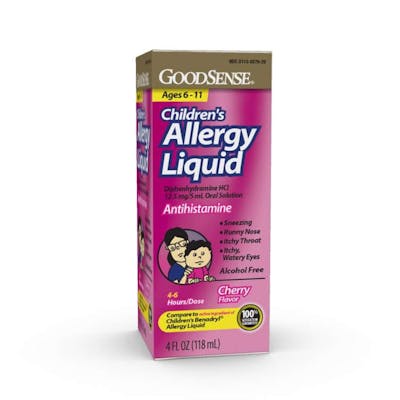 Children's Allergy Liquid Antihistamine - Cherry, 4 oz