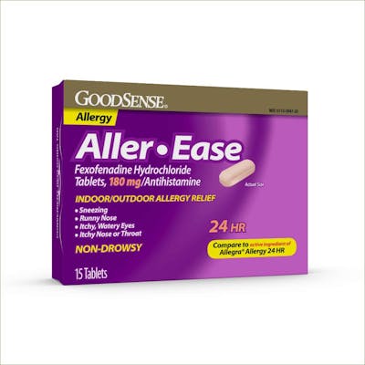 AllerEase Allergy Medication - 15 Tablets