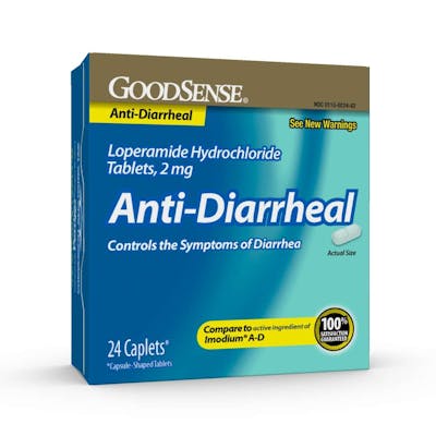 Anti-Diarrheal Caplets - 2 mg, 24/Box