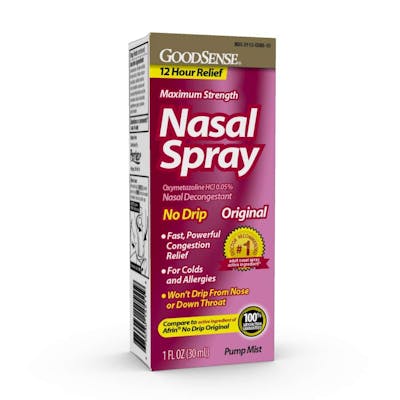 Maximum Strength Nasal Spray - No-Drip, 1 oz