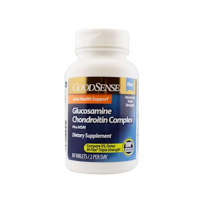 Glucosamine Chondroitin Complex Tablets - Plus MSM, 80 Tablets