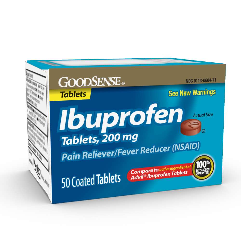 Ibuprofen Tablets - 200 mg, 50 Pack