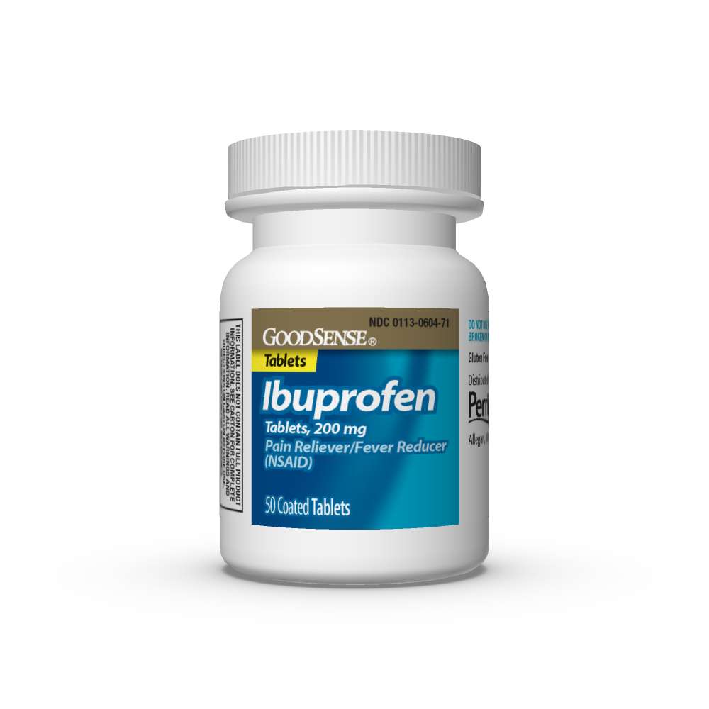 Bulk Ibuprofen Tablets 200 mg, 50 Pack DollarDays