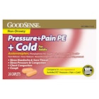 GoodSense Pressure + Pain PE + Cold Caplets - 24 Pack image number null