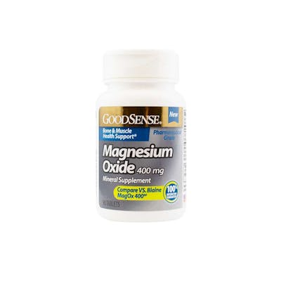 GoodSense Magnesium Oxide Tablets - 90/Bottle, 400 mg