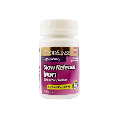 Iron Tablets - Slow Release, 60 Count