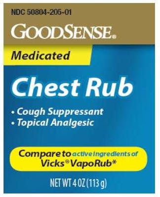 Medicated Chest Rub - 4.0 oz