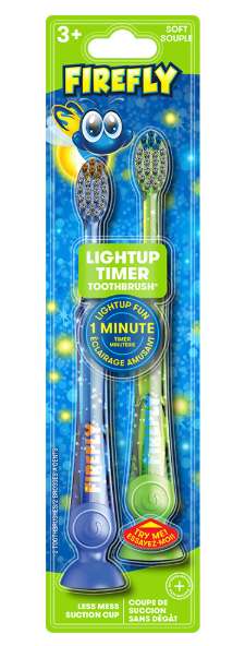 Kid's Light-up Toothbrush with Timer - 2 Ct