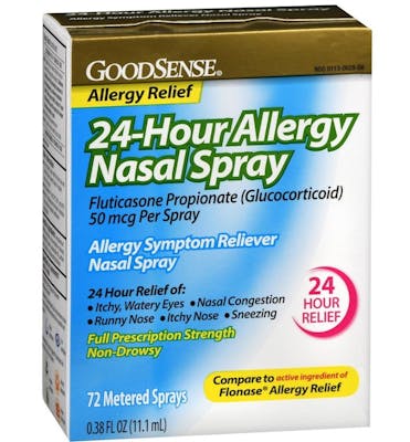 Allergy Nasal Spray - 72 Sprays, 24 Hour, 0.38 oz