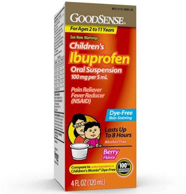Children's Ibuprofen Oral Suspension - Berry Flavor, 4 oz