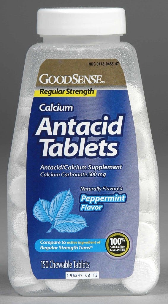 Wholesale GoodSense Calcium Antacid Tablets 150 Count, Peppermint