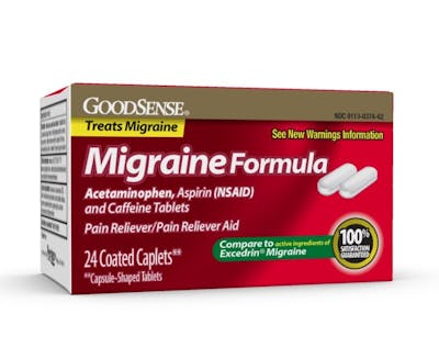 Migraine Formula Relief Caplets - 24 Coated Caplets