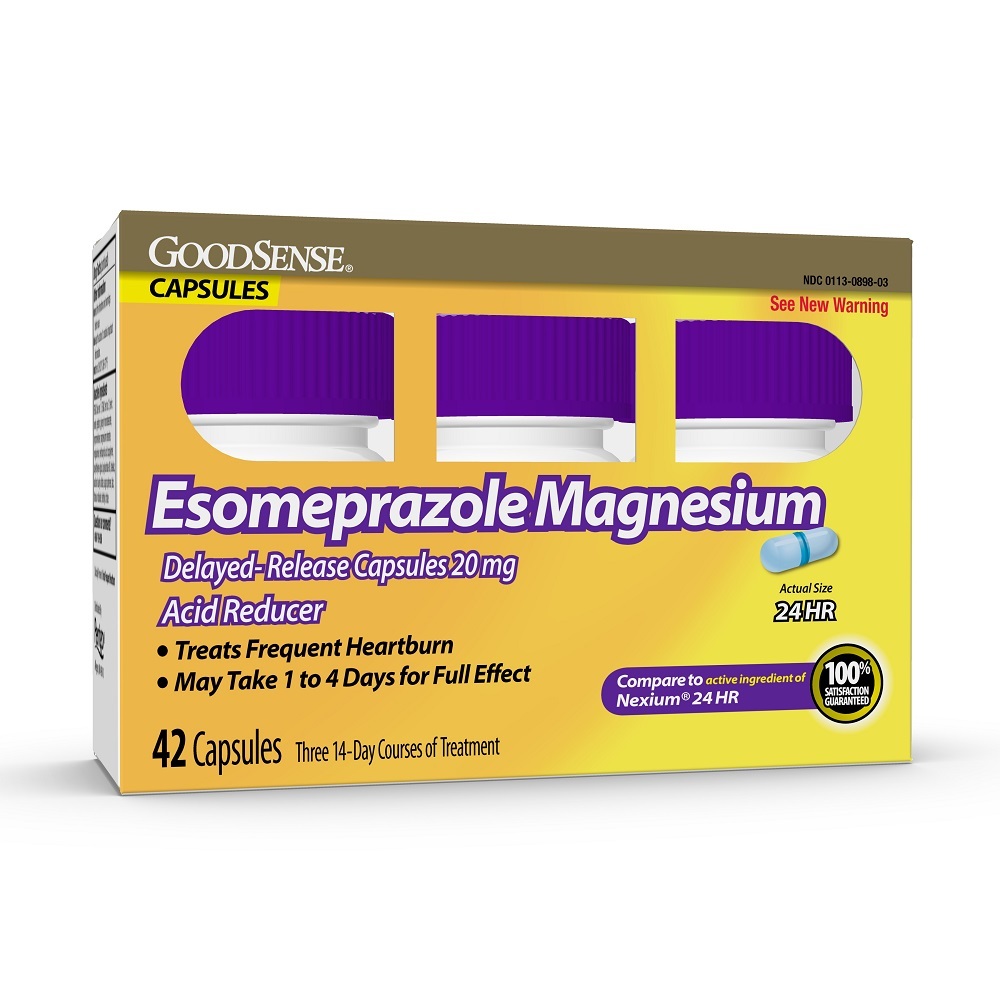 Goodsense Esomeprazole Magnesium 20mg 24Hr Delayed Release Capsules