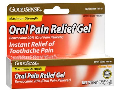 Oral Pain Relief Gel - Max Strength, 0.5 oz