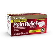Pain Relief Acetaminophen Caplets - Extra Strength, 50 Pack