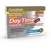 Daytime Cold & Flu Tablets - Severe, 24 Pack