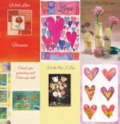 Love Greeting Cards, Assorted - Pack of 96