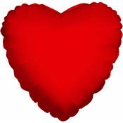 Mylar Heart Balloons - Red, 18"