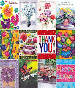 Hallmark Handmade All Occasion Boxed Greeting Card Assortment, Pink Floral  (Pack of 20)—Birthday Cards, Baby Shower Cards, Wedding Cards, Sympathy