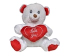 Valentine Bears - White & Red, 11" image number null