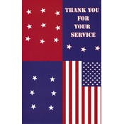 Patriotic Thank You Cards - 5"x7.75"