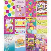 Birthday Cards - Assorted, 5"x7"