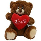 Valentine Bears - Brown, 9"
