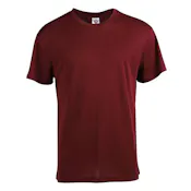 Micro Mesh Active Short Sleeve T-Shirts - Wine, Medium